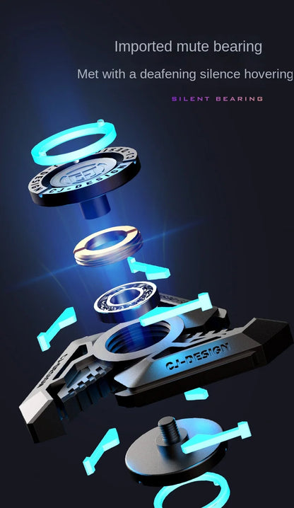 Whirl Wind Hand Spinner Metal Spinning Top DIY Luminous Adult Stress Relief High-end Finger Fidget Toy with Bottle Opener