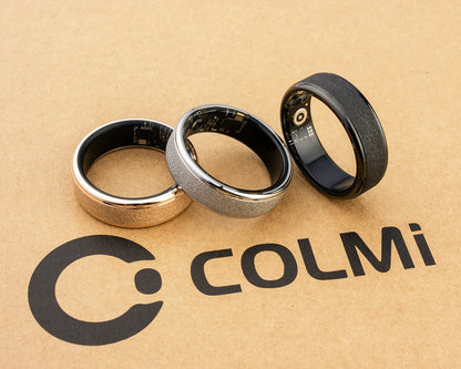 2024 COLMI R10 Smart Ring For Men Women, With Charging Case 39 Days Battery Life, Health and Sleep Monitor, 5ATM Waterproof