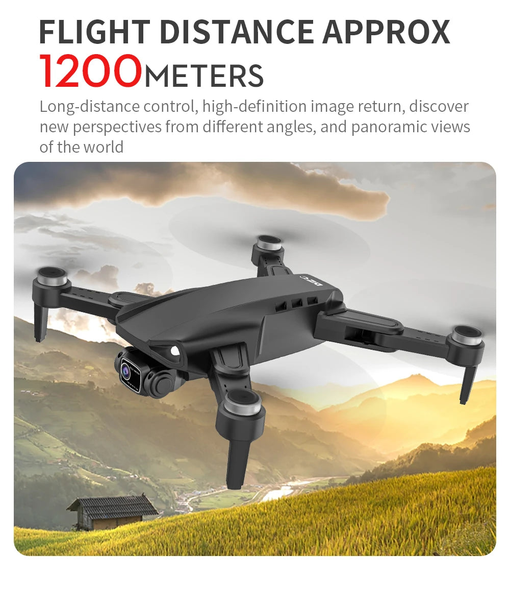 Drone L900 PRO SE GPS Dron 4k Professional HD Dual Camera 5G Wifi Brushless Foldable Quadcopter FPV Mini Drones RC Toy L900Pro